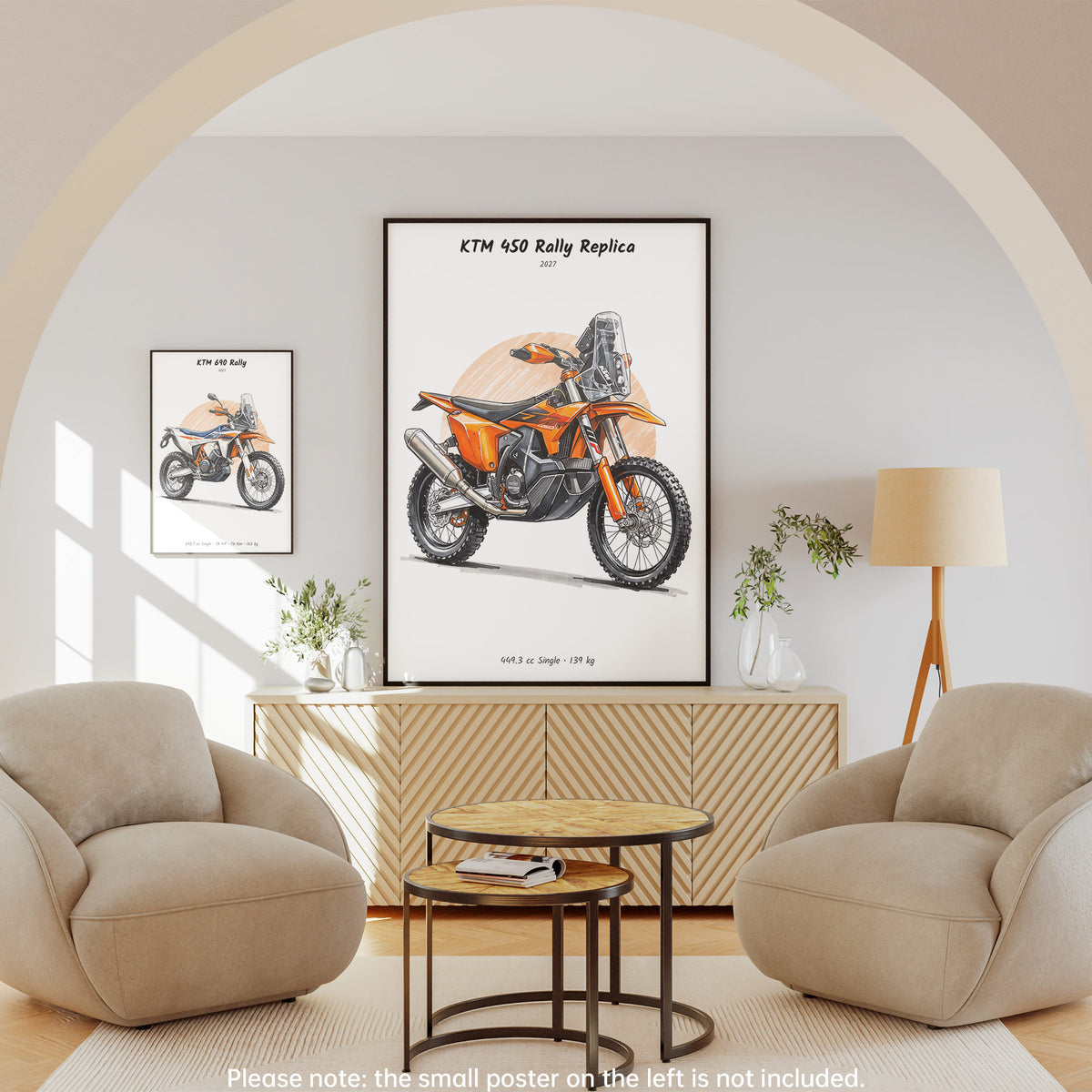 KTM 450 Rally Replica 2027 Wall Art
