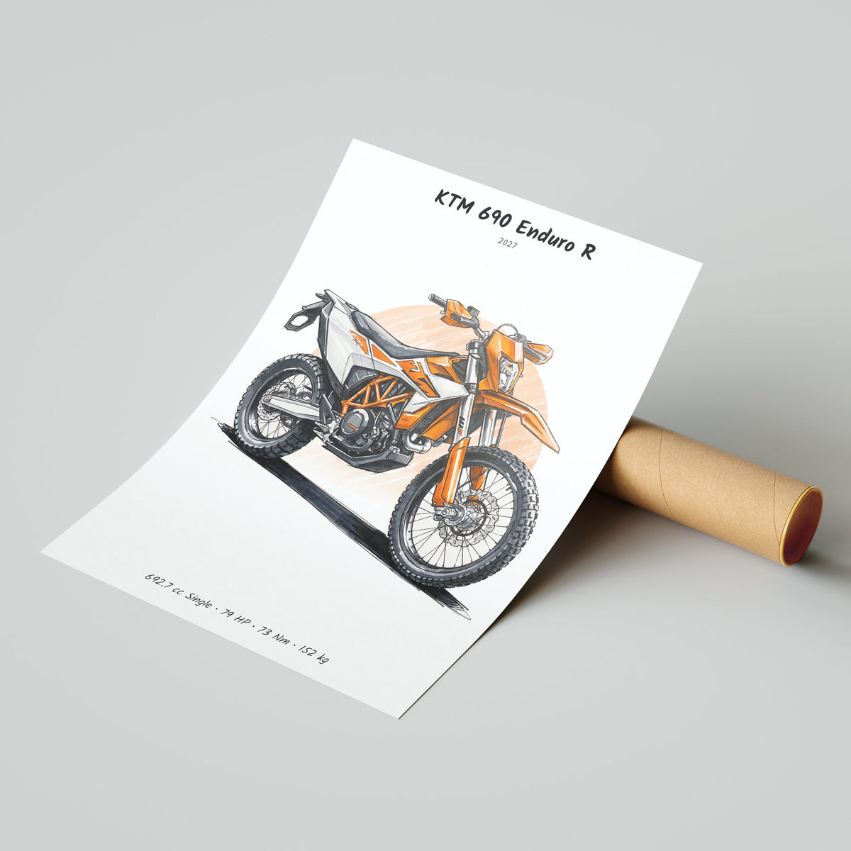 KTM 690 Enduro R 2027 Poster