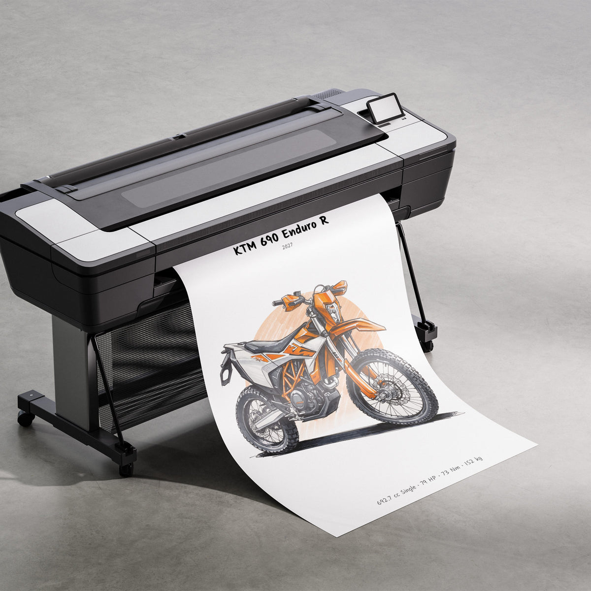 KTM 690 Enduro R 2027 Print