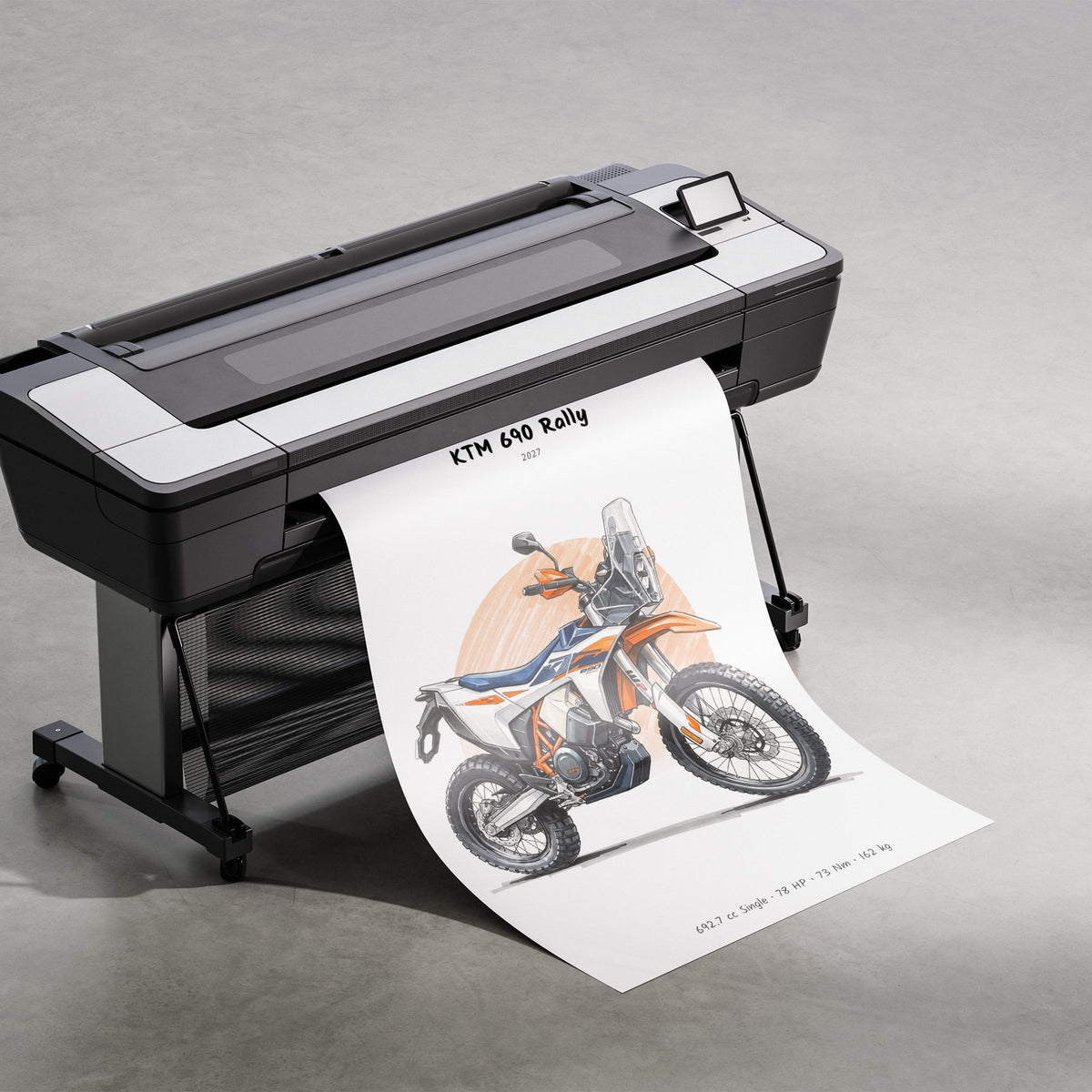 KTM 690 Rally 2027 Print