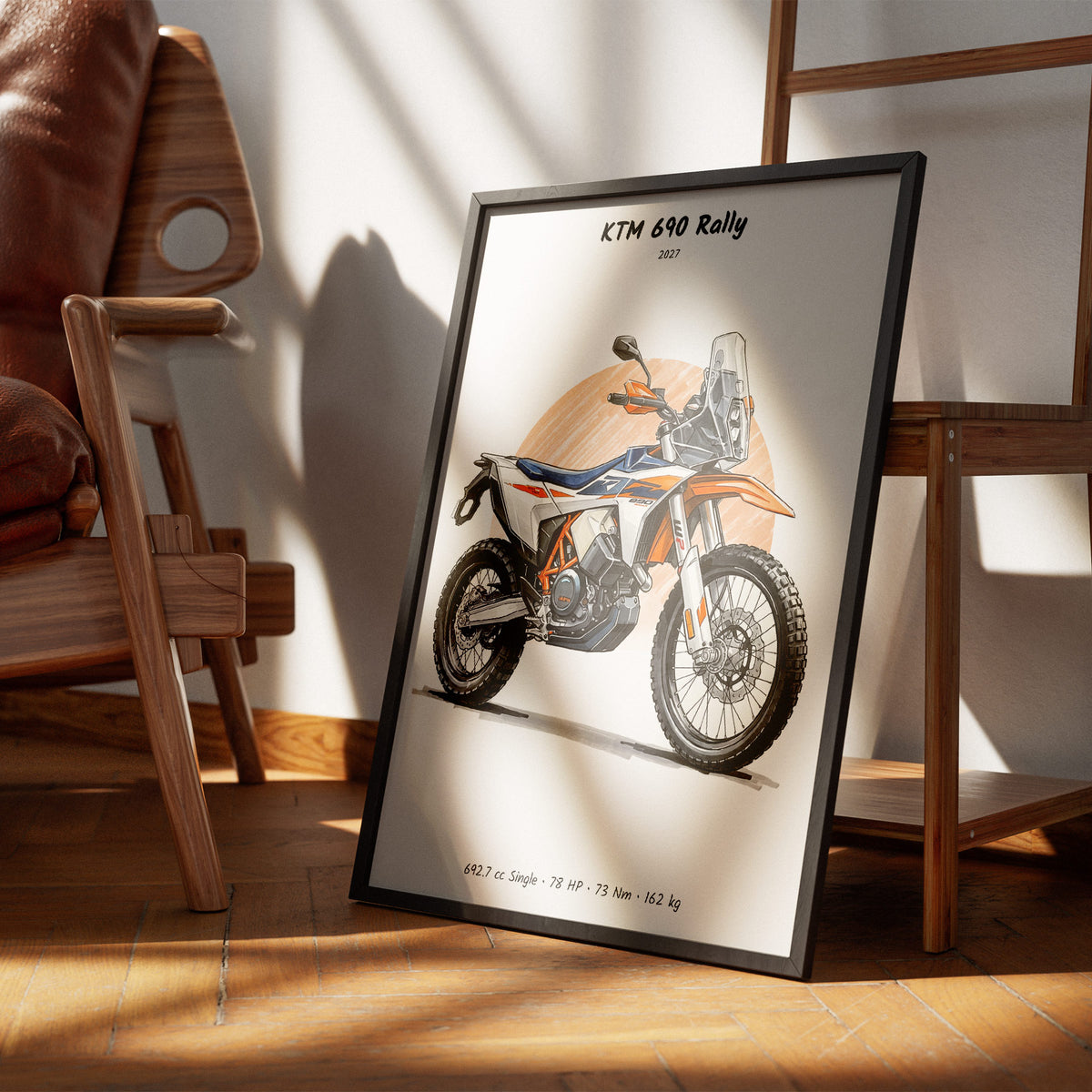 KTM 690 Rally 2027 Wall Art
