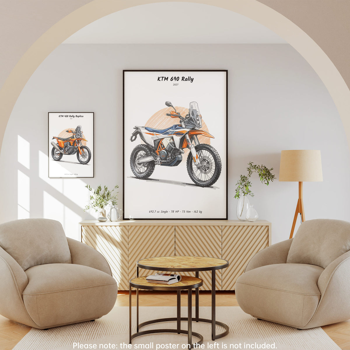 KTM 690 Rally 2027 Wall Art
