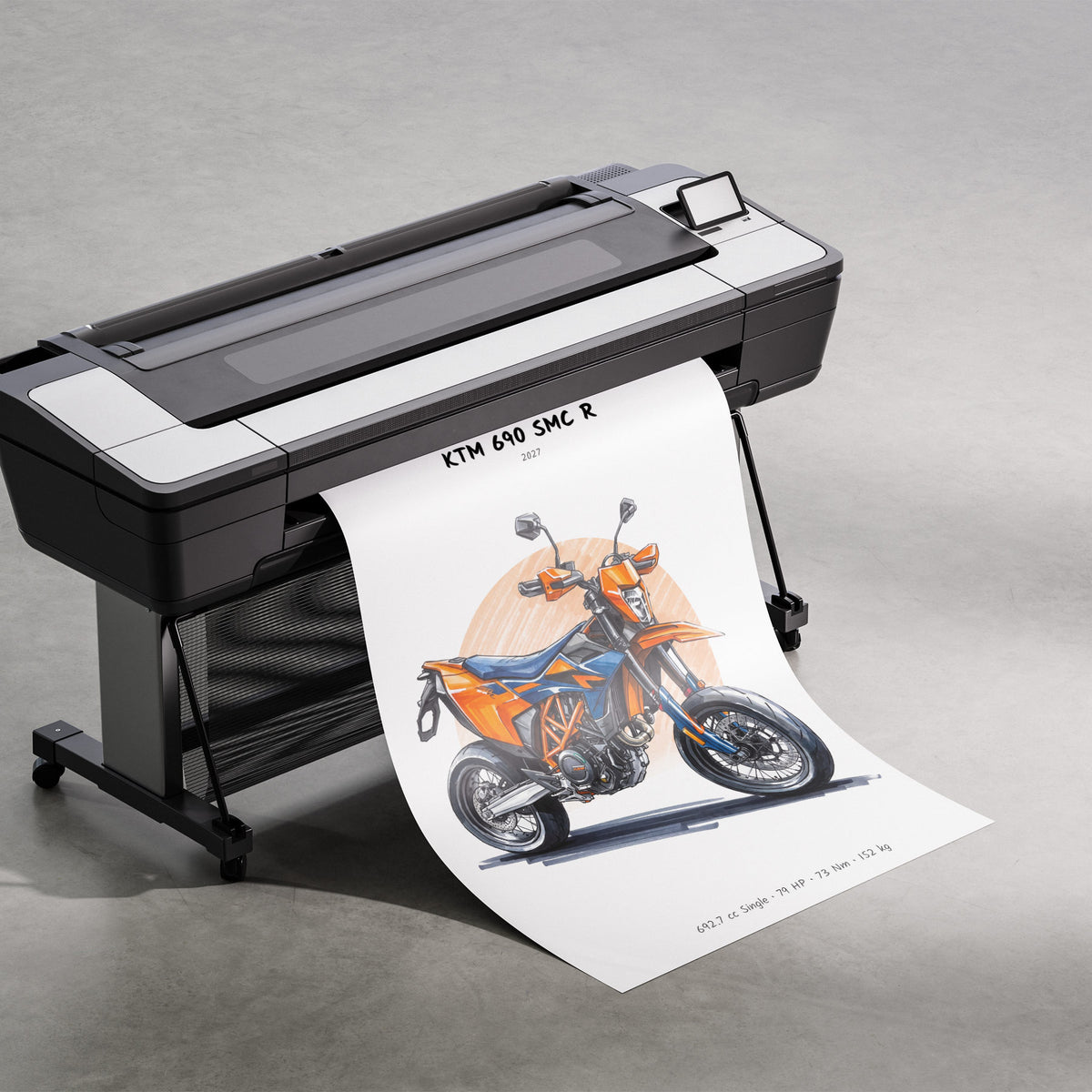 KTM 690 SMC R 2027 Print