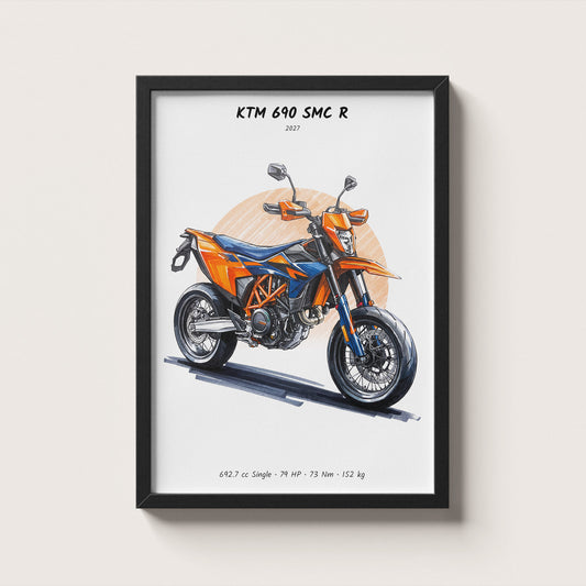 KTM 690 SMC R 2027 Wall Art