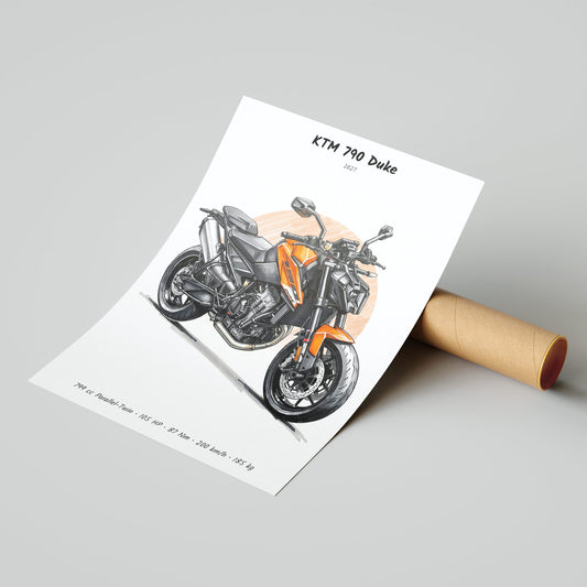 KTM 790 Duke 2027 Poster