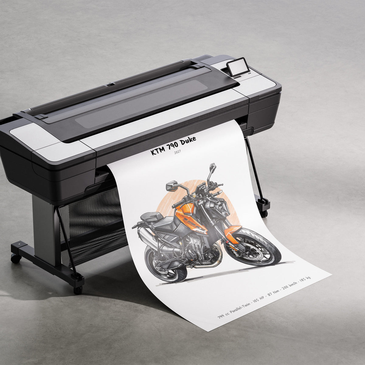 KTM 790 Duke 2027 Print