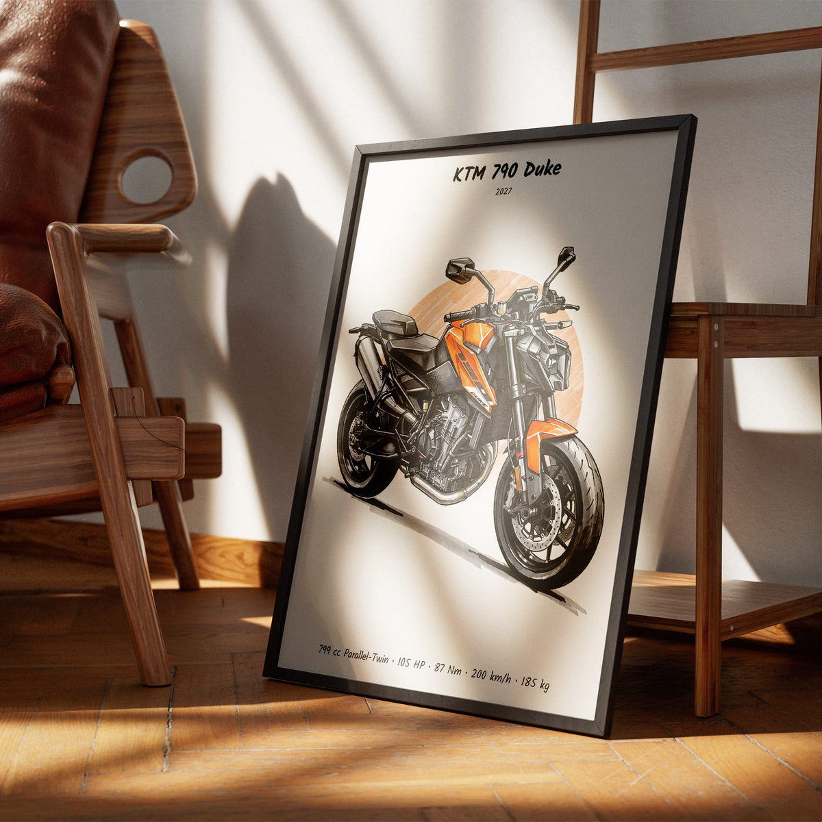 KTM 790 Duke 2027 Wall Art