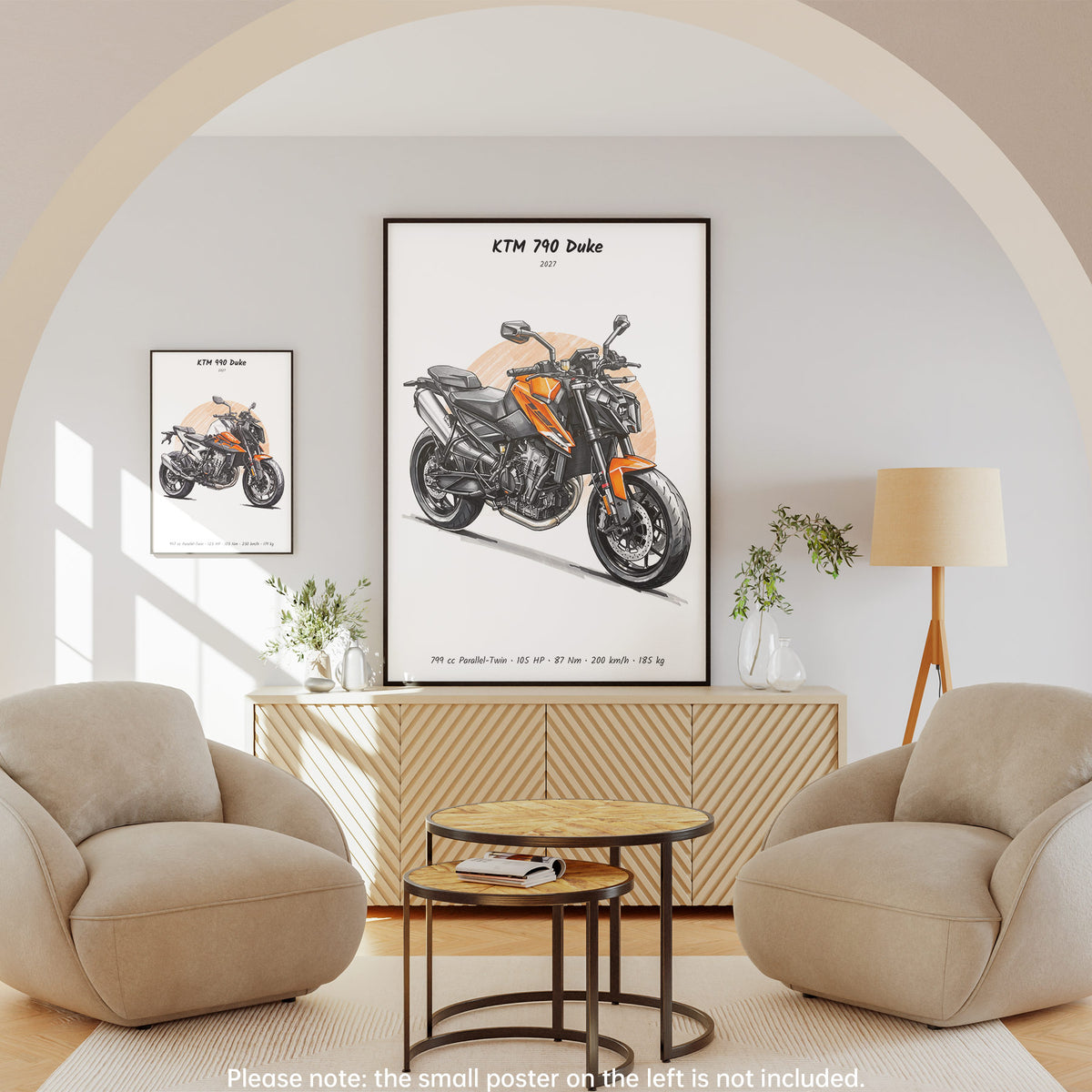 KTM 790 Duke 2027 Wall Art