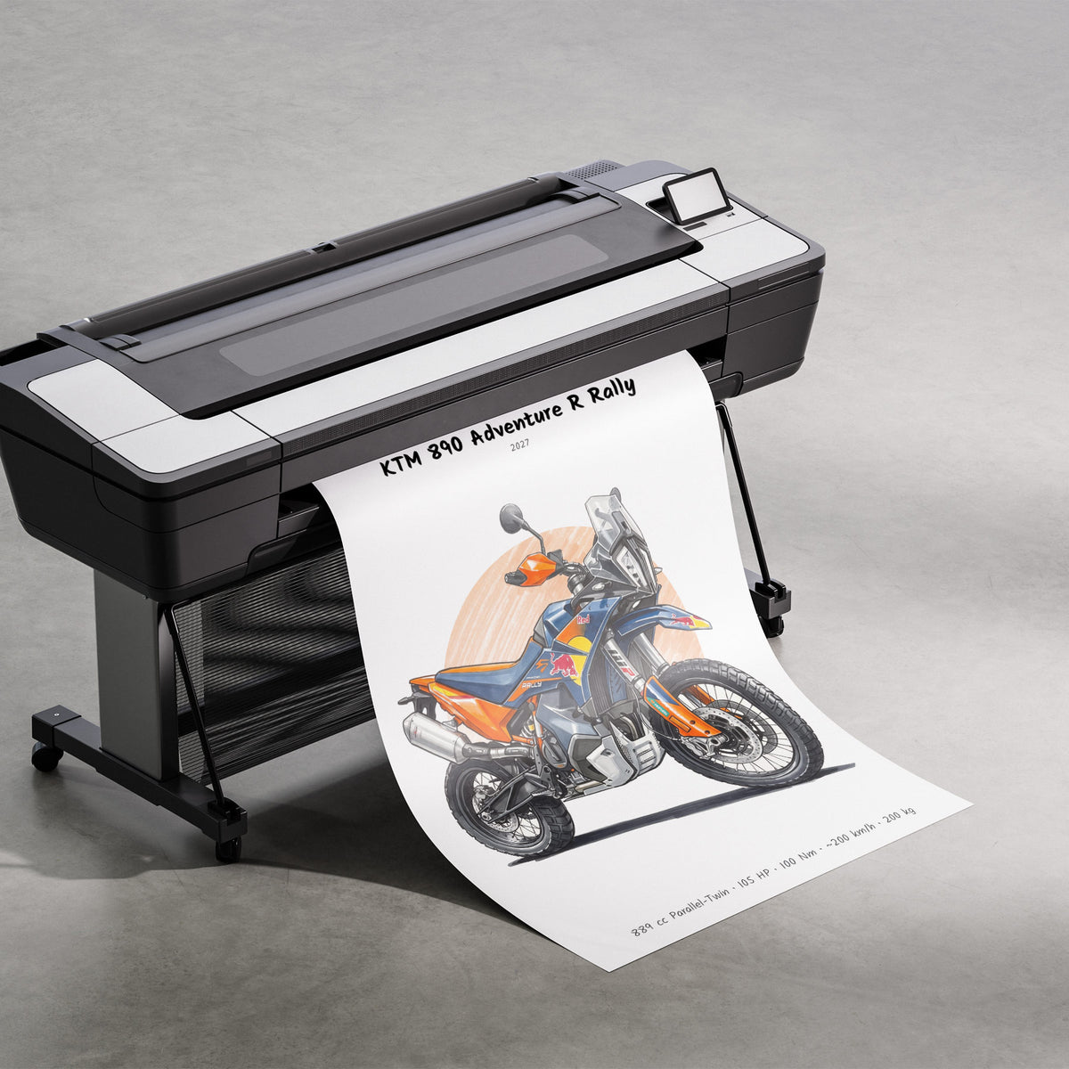 KTM 890 Adventure R Rally 2027 Print