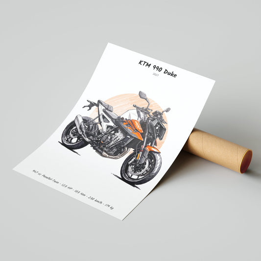 KTM 990 Duke 2027 Poster