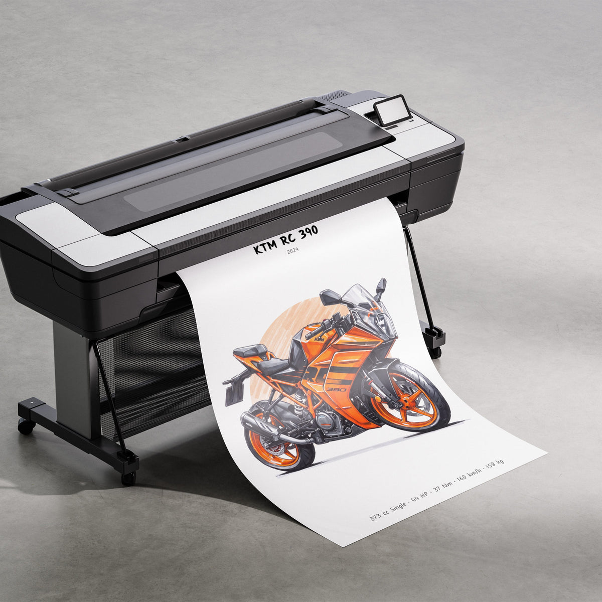 KTM RC 390 2024 Print