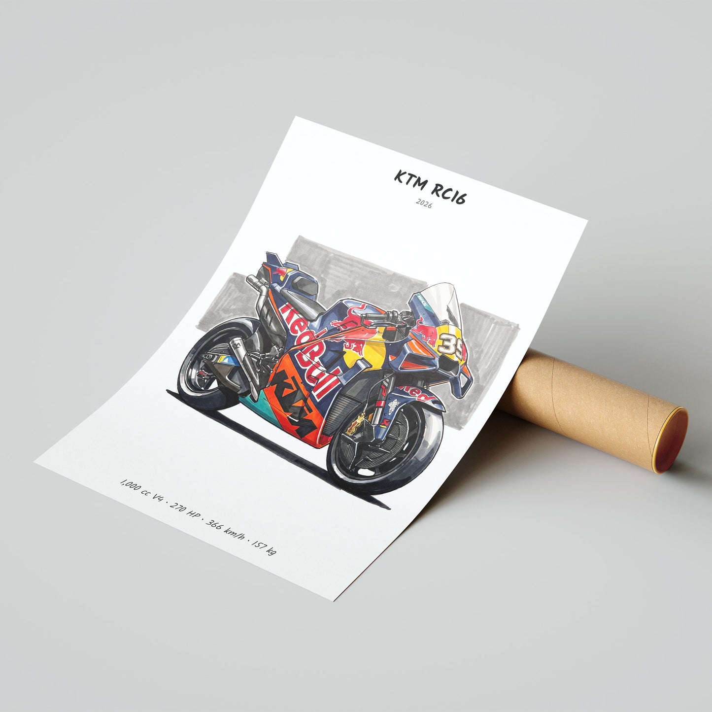 KTM RC16 MotoGP 2026 Poster