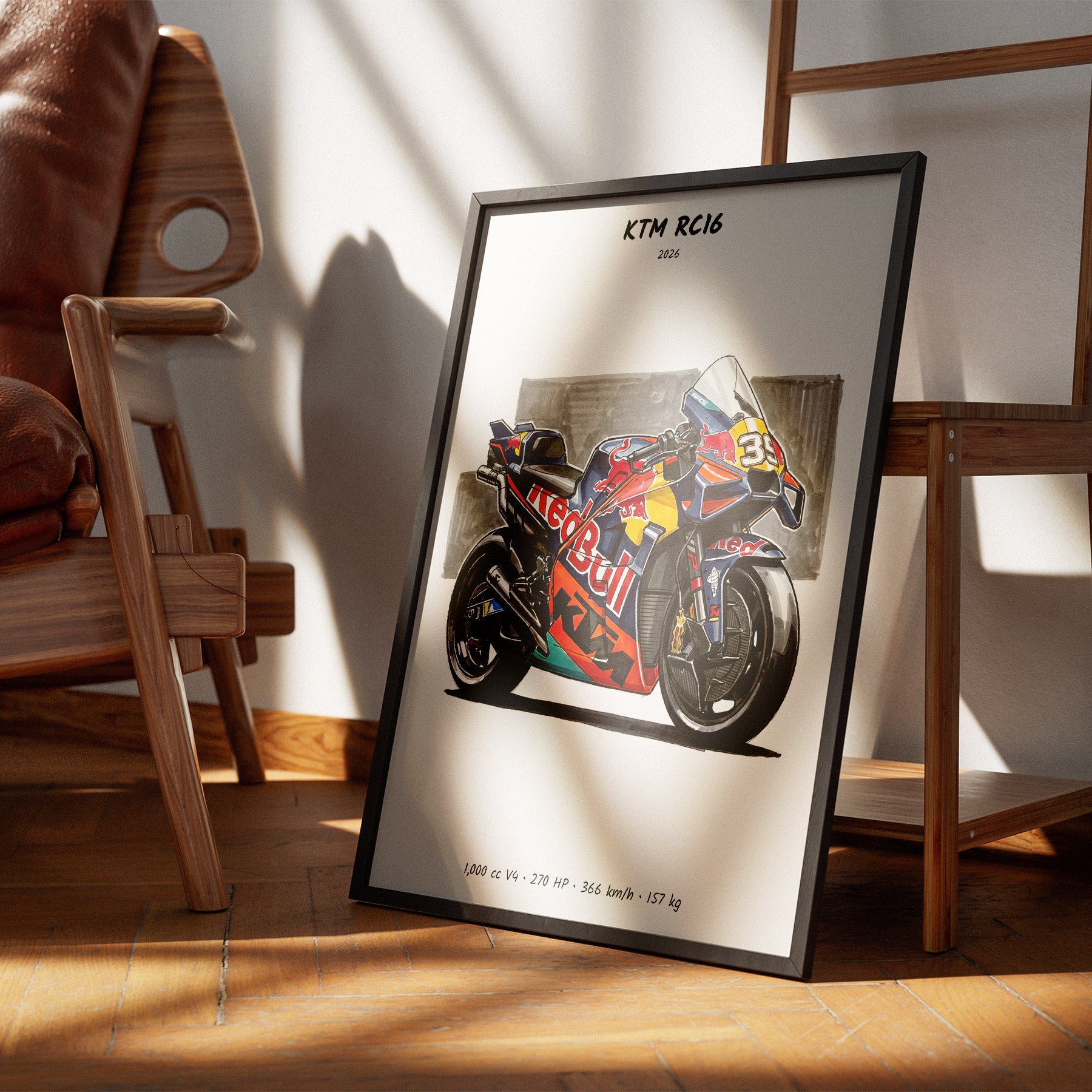 KTM RC16 MotoGP Art Print
