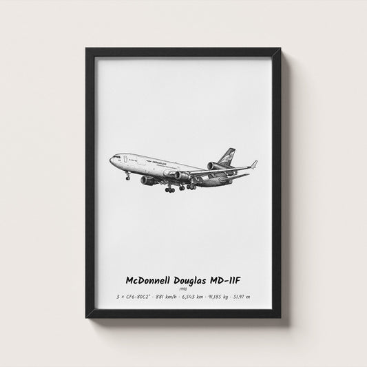 McDonnell Douglas MD-11F Wall Art
