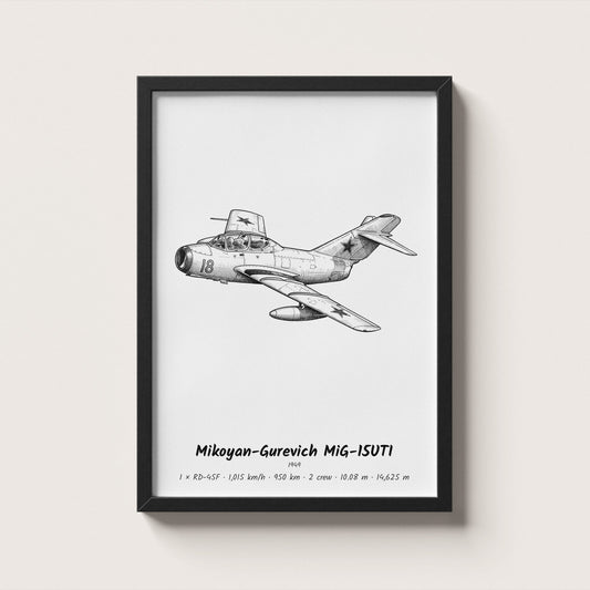 Mikoyan-Gurevich MiG-15UTI Wall Art