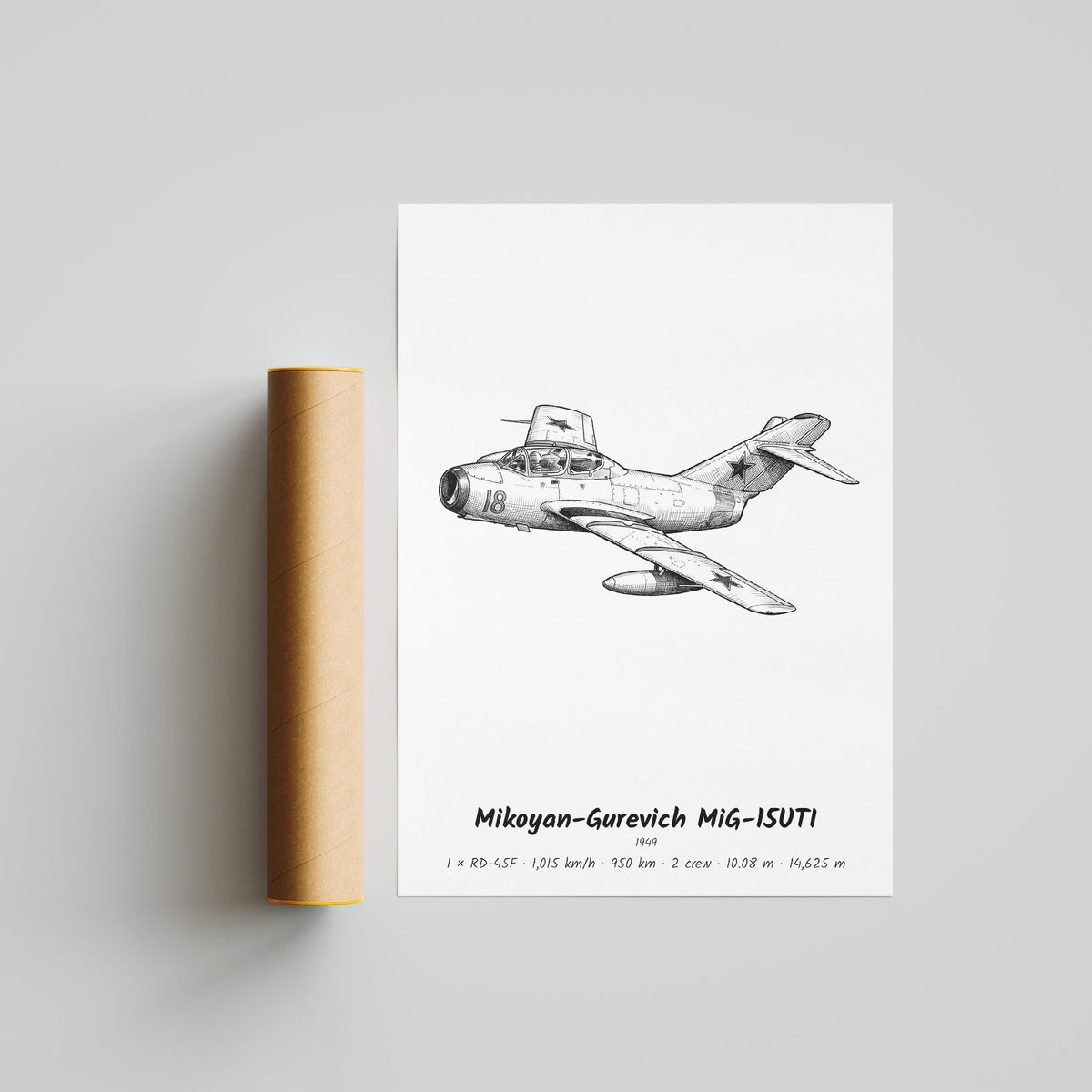 Mikoyan-Gurevich MiG-15UTI Poster Print