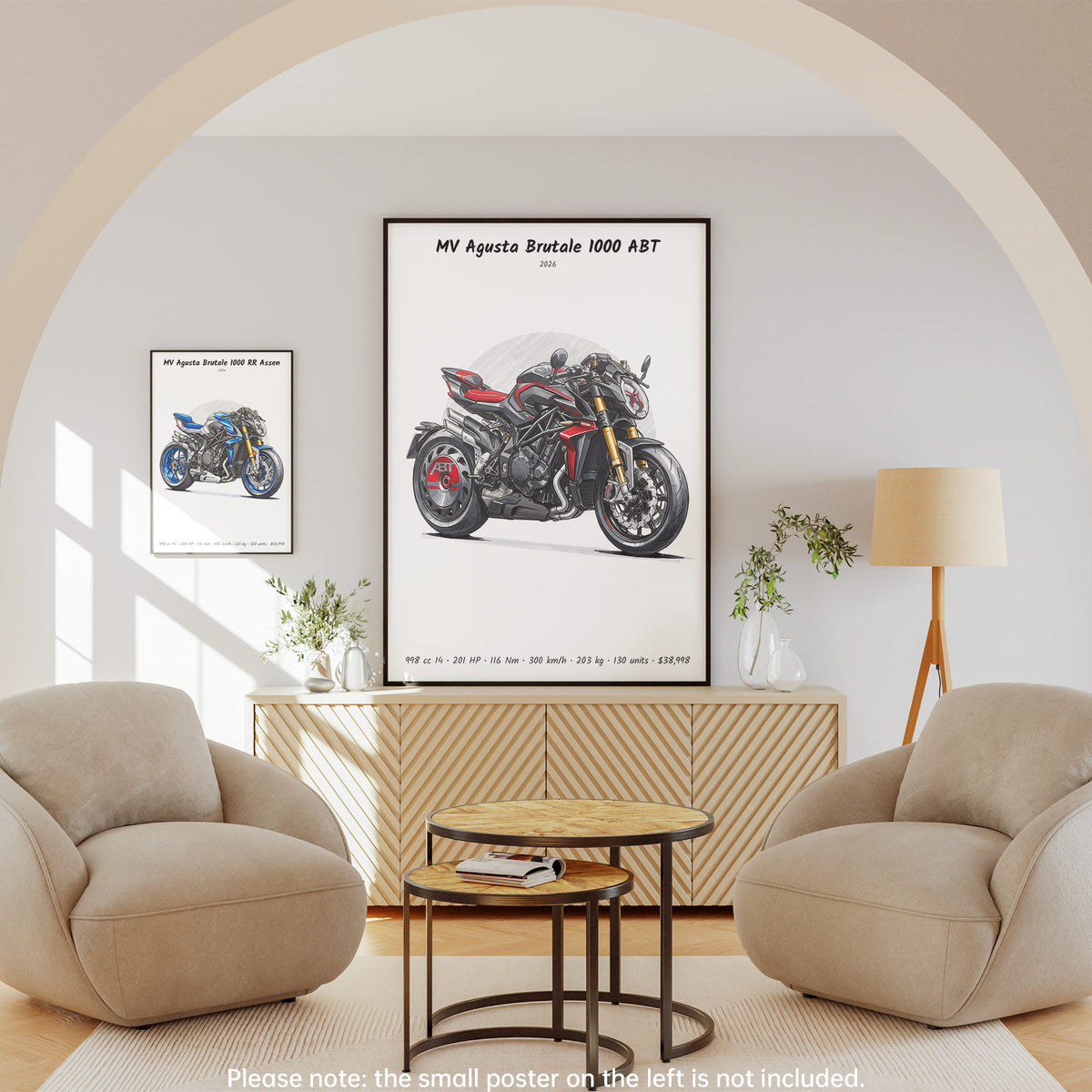 MV Agusta Brutale 1000 ABT 2026 Wall Art