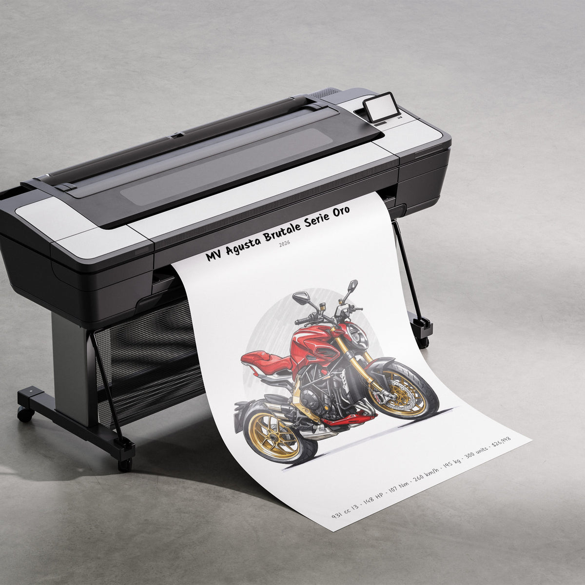 MV Agusta Brutale Serie Oro 2026 Print