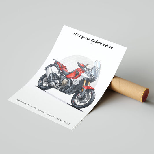 MV Agusta Enduro Veloce 2025 Poster