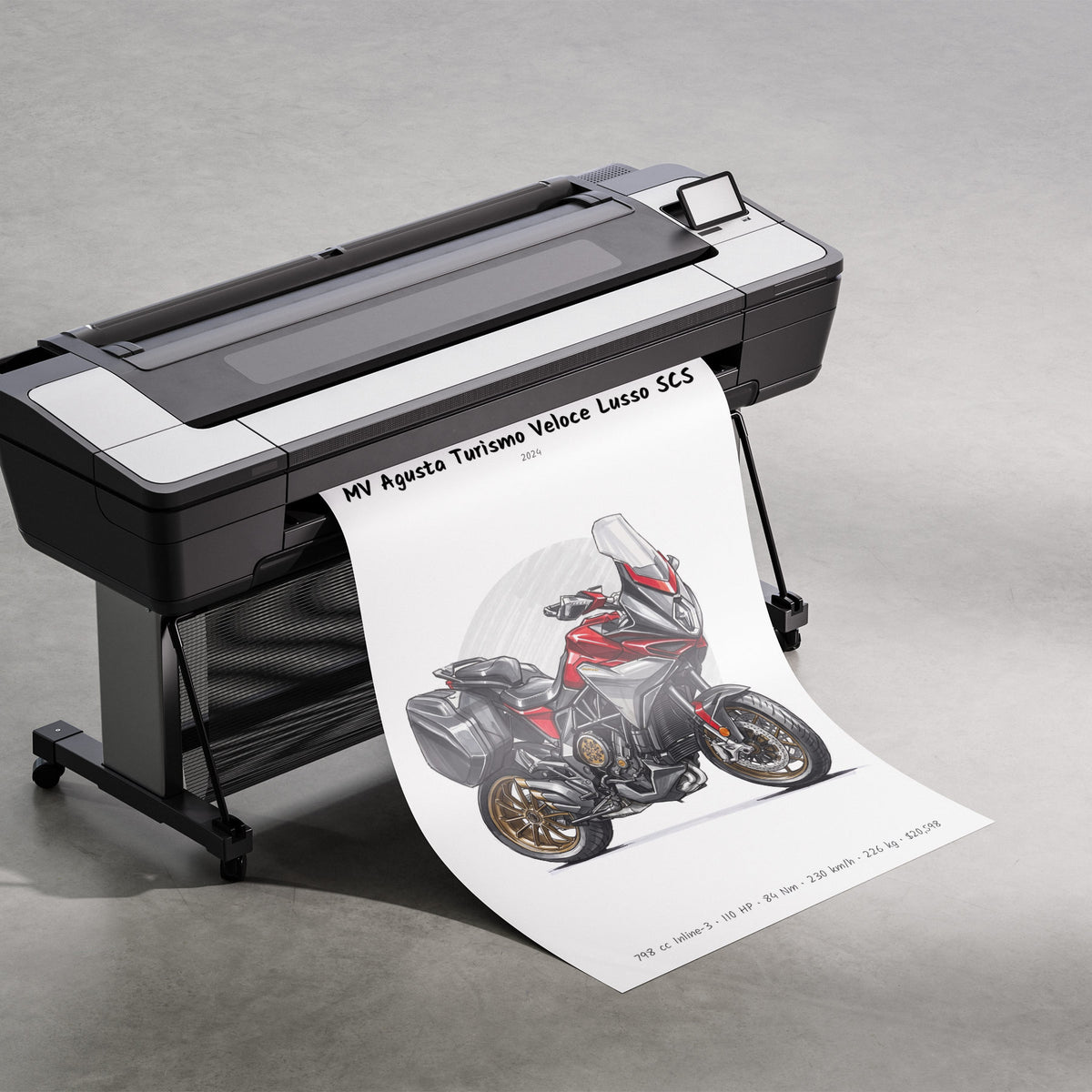 MV Agusta Turismo Veloce Lusso SCS 2024 Print