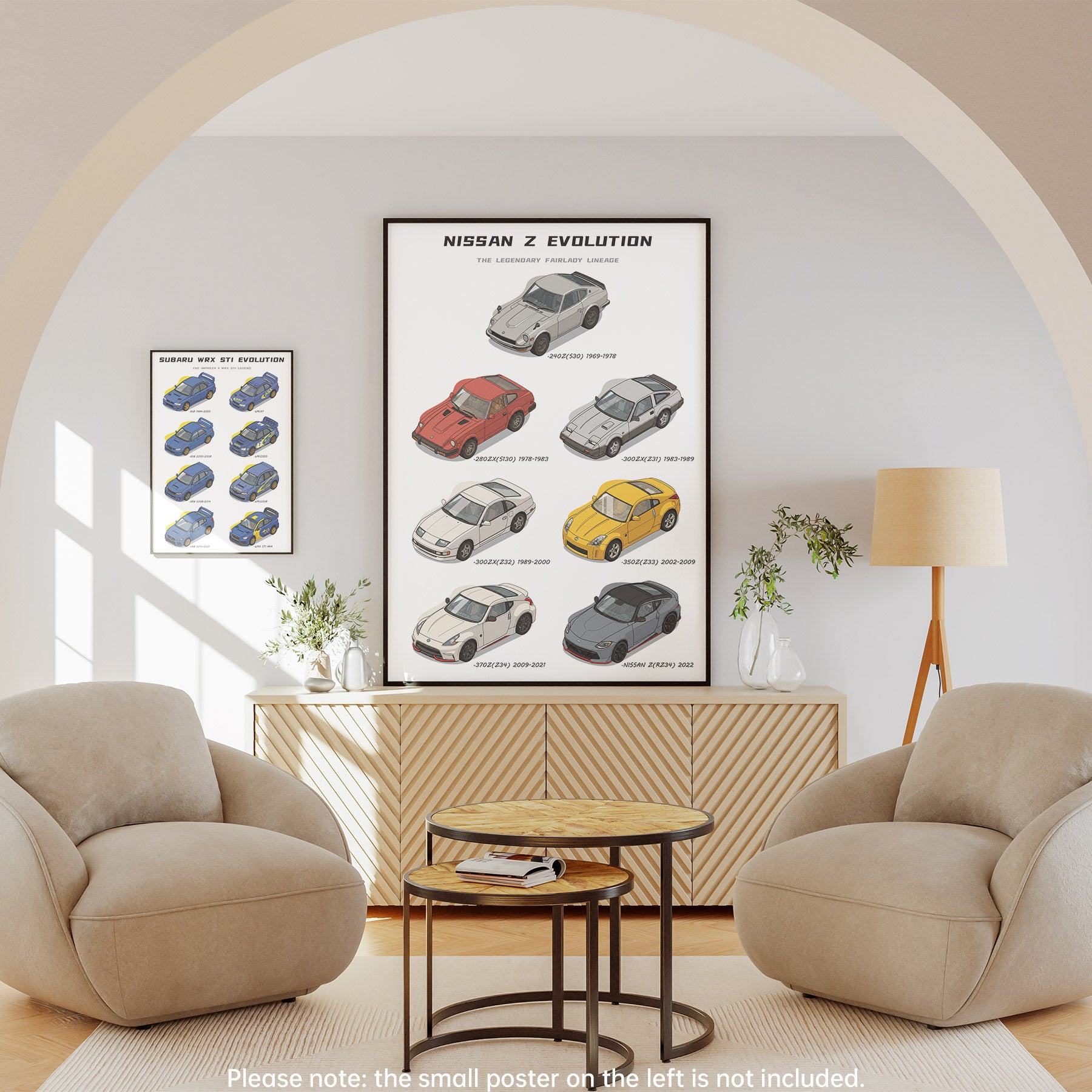 Nissan Z Evolution Poster | JDM Fairlady Wall Art – PotatoArt.shop