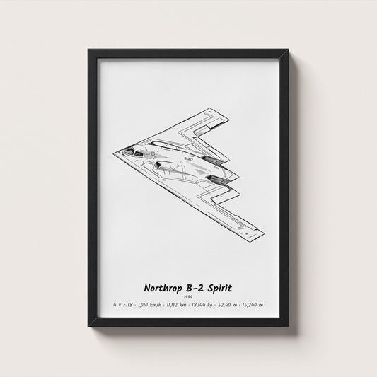 Northrop B-2 Spirit Wall Art