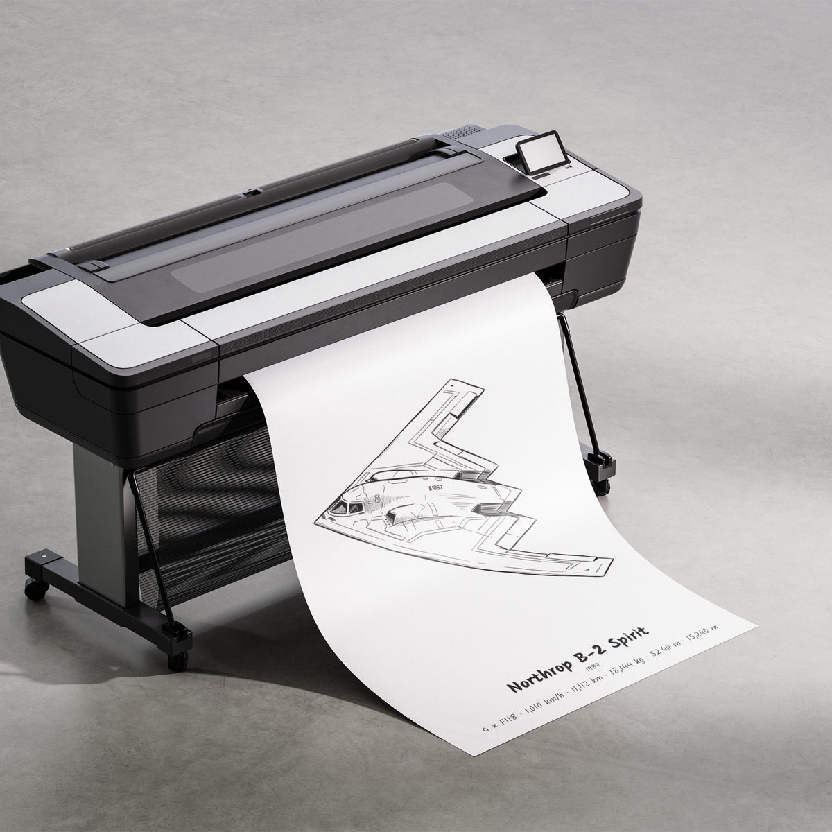 Printing the Northrop B-2 Spirit Poster