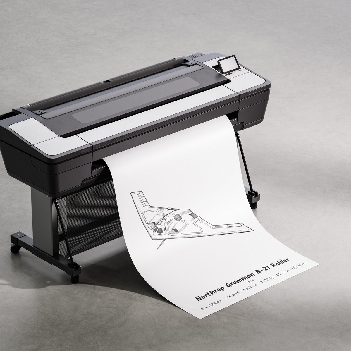 Printing the Northrop Grumman B-21 Raider Poster