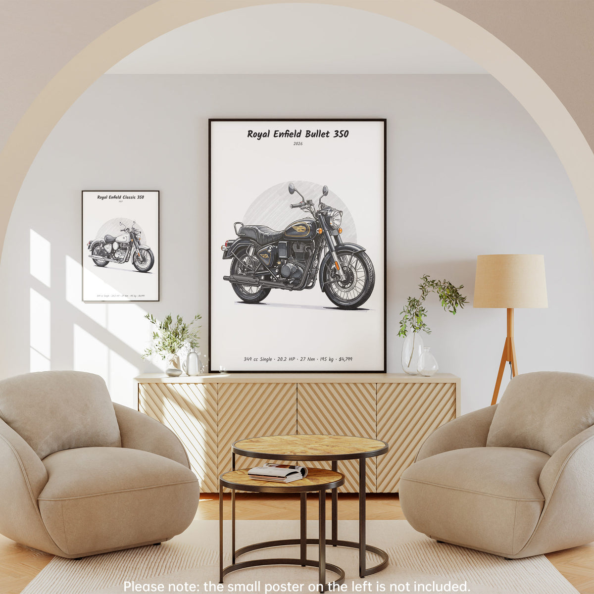 Royal Enfield Bullet 350 2026 Wall Art