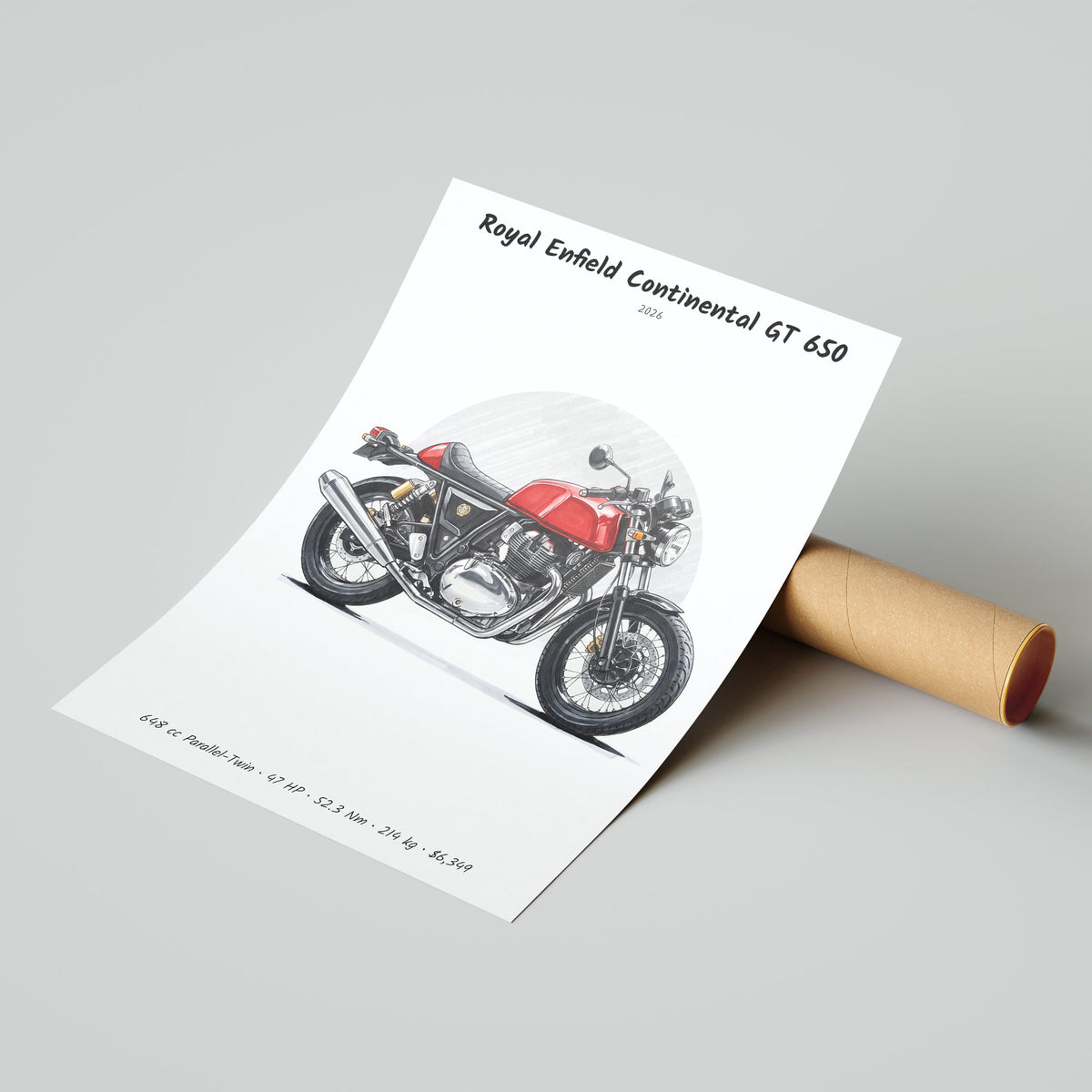 Royal Enfield Continental GT 650 2026 Poster