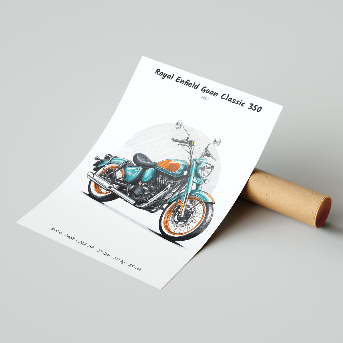 Royal Enfield Goan Classic 350 2027 Poster