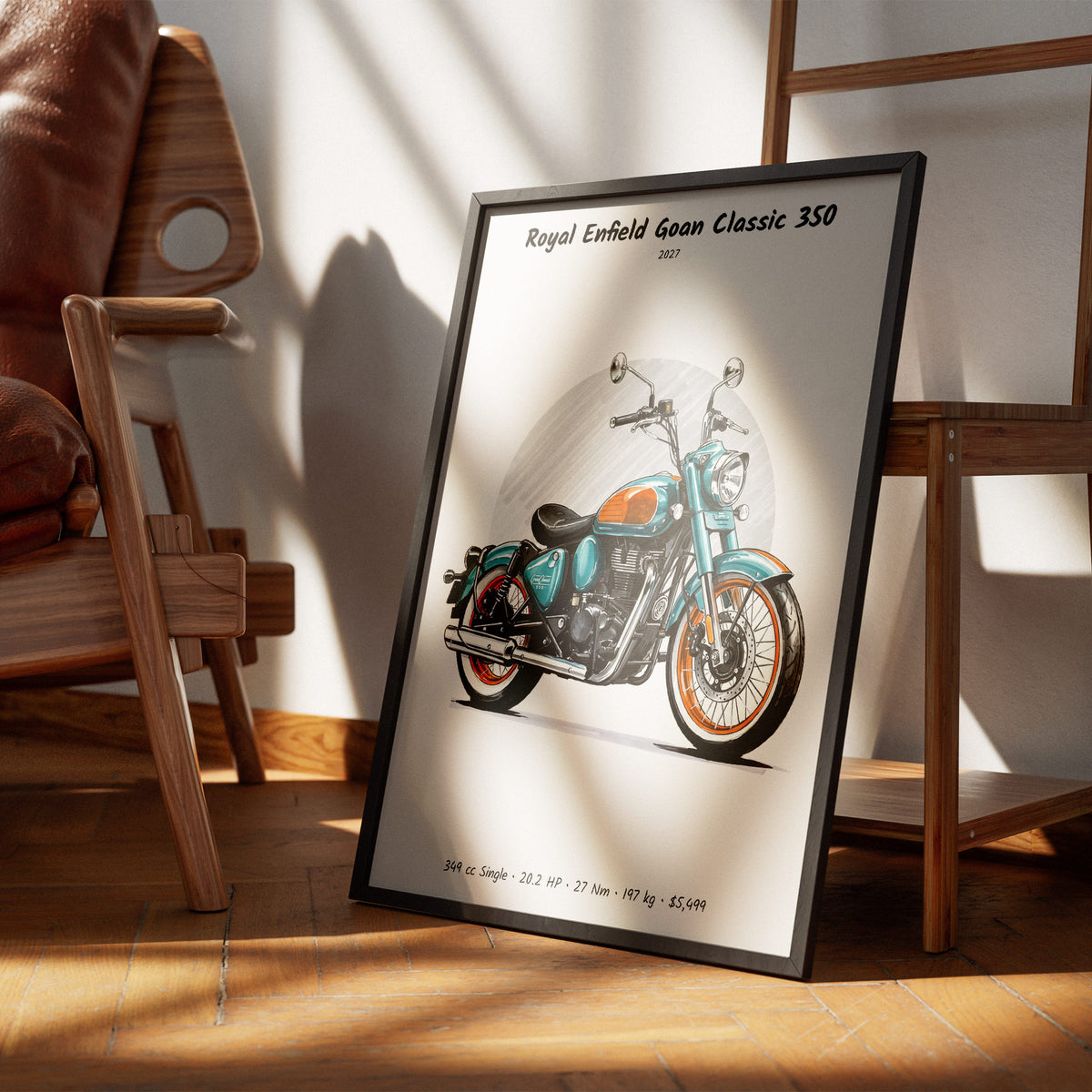 Royal Enfield Goan Classic 350 2027 Wall Art