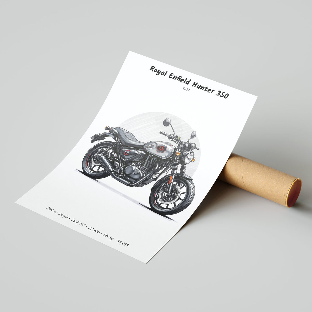 Royal Enfield Hunter 350 2027 Poster