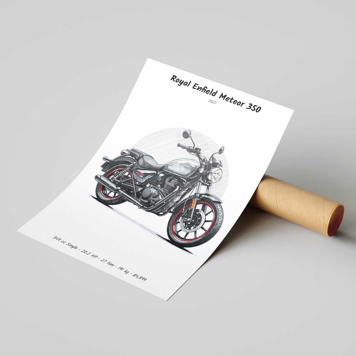 Royal Enfield Meteor 350 2027 Poster