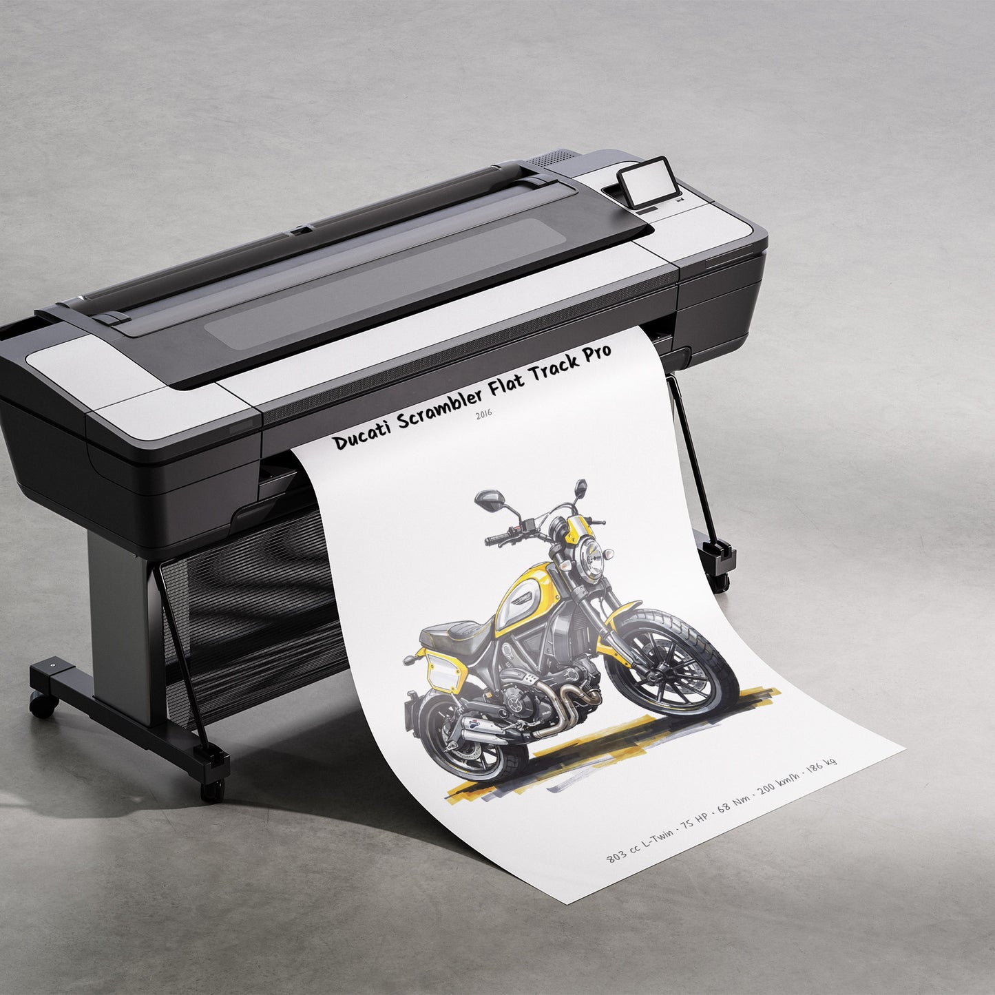 Ducati Scrambler Flat Track Pro Poster