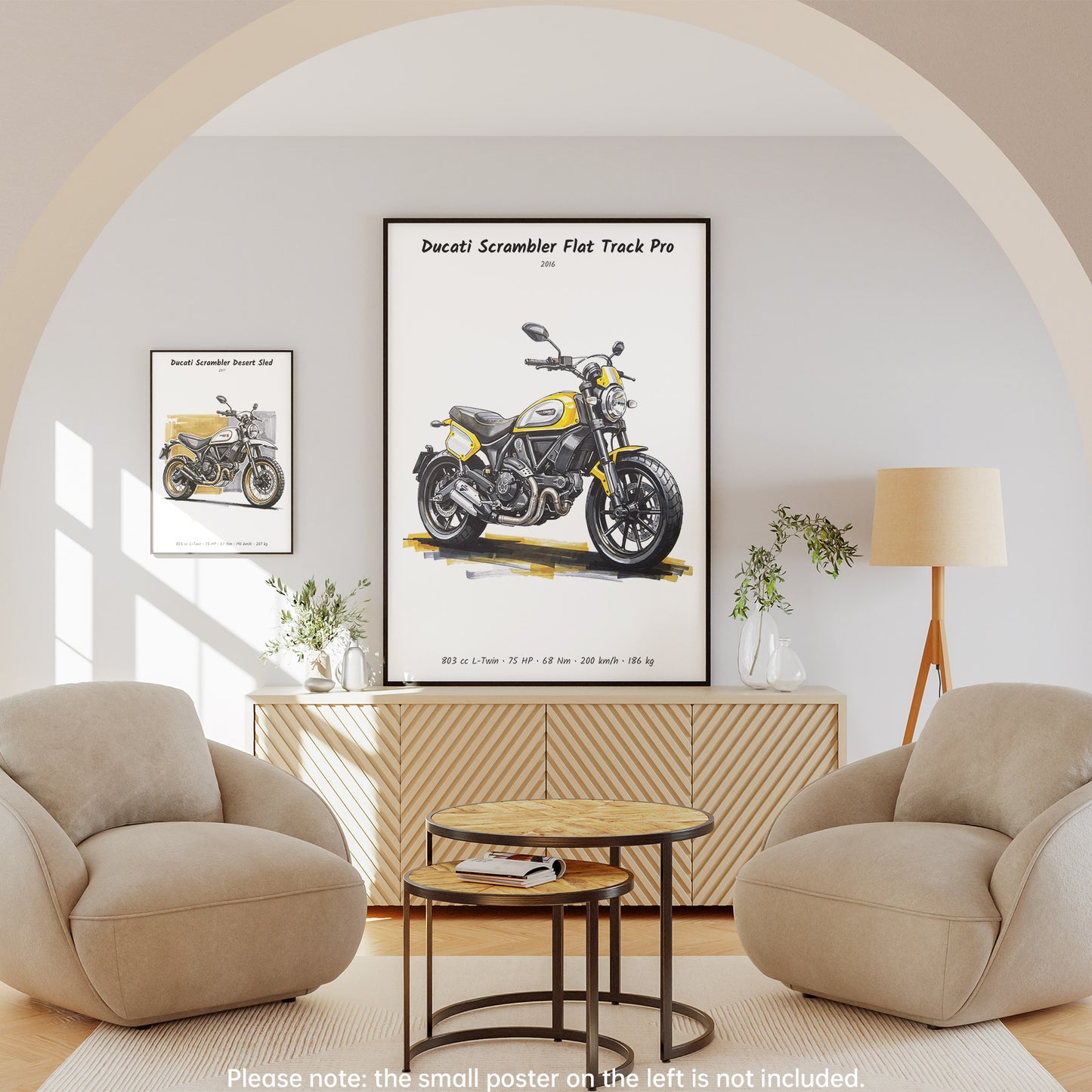 Ducati Scrambler Flat Track Pro Wall Art