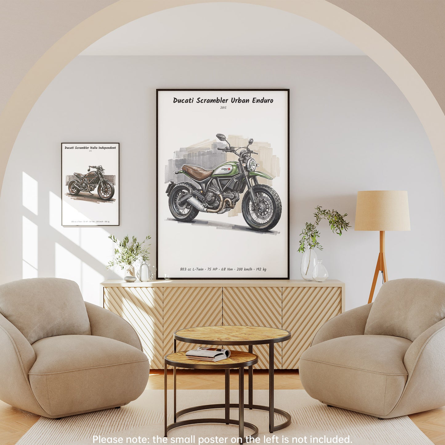 Ducati Scrambler Urban Enduro Wall Art