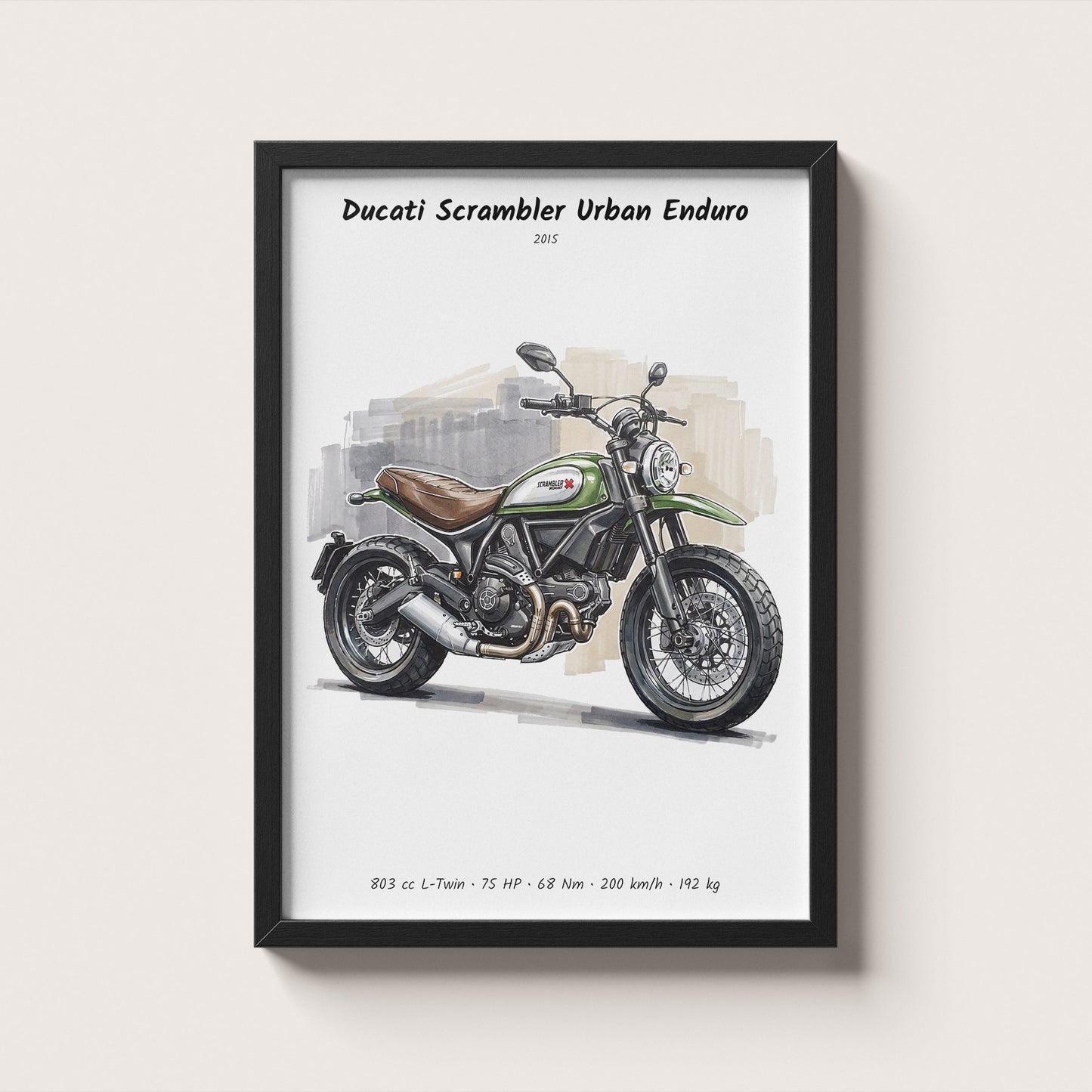 Ducati Scrambler Urban Enduro Print