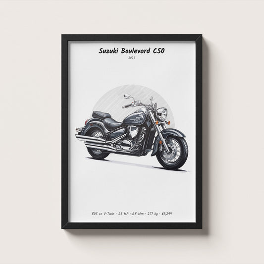 Suzuki Boulevard C50 2025 Wall Art