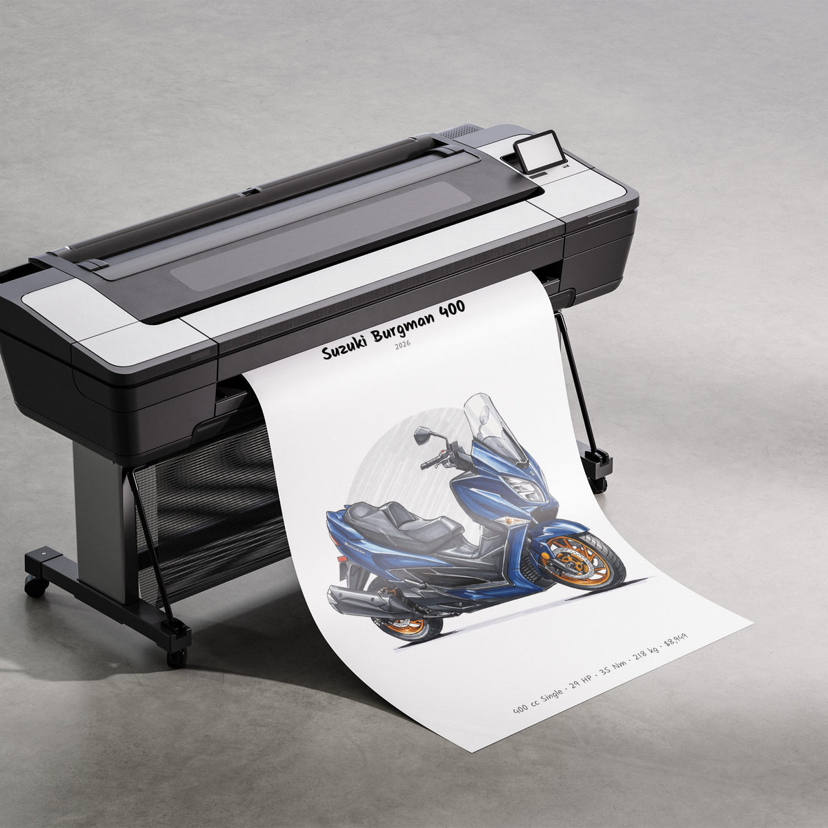 Suzuki Burgman 400 2026 Print
