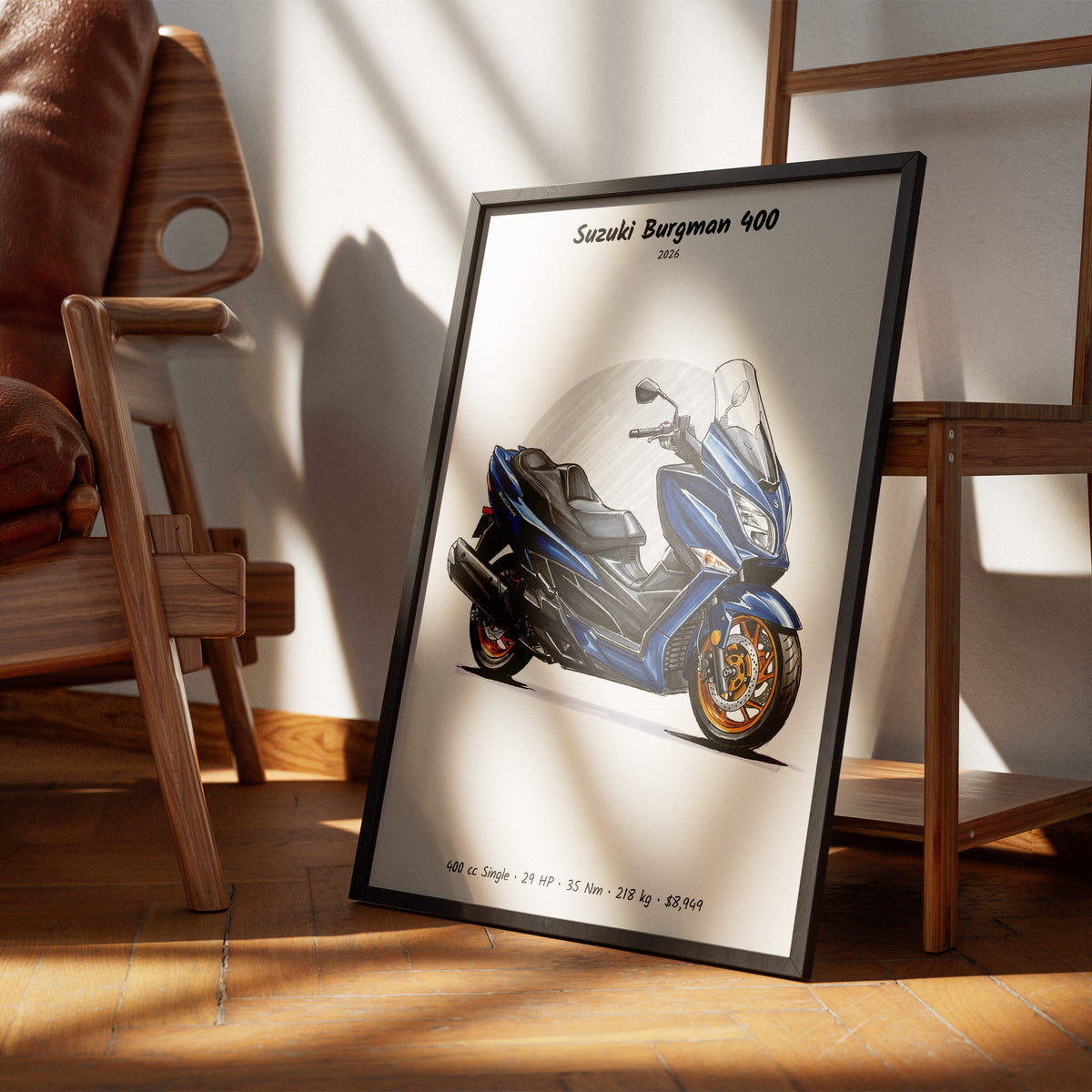 Suzuki Burgman 400 2026 Wall Art