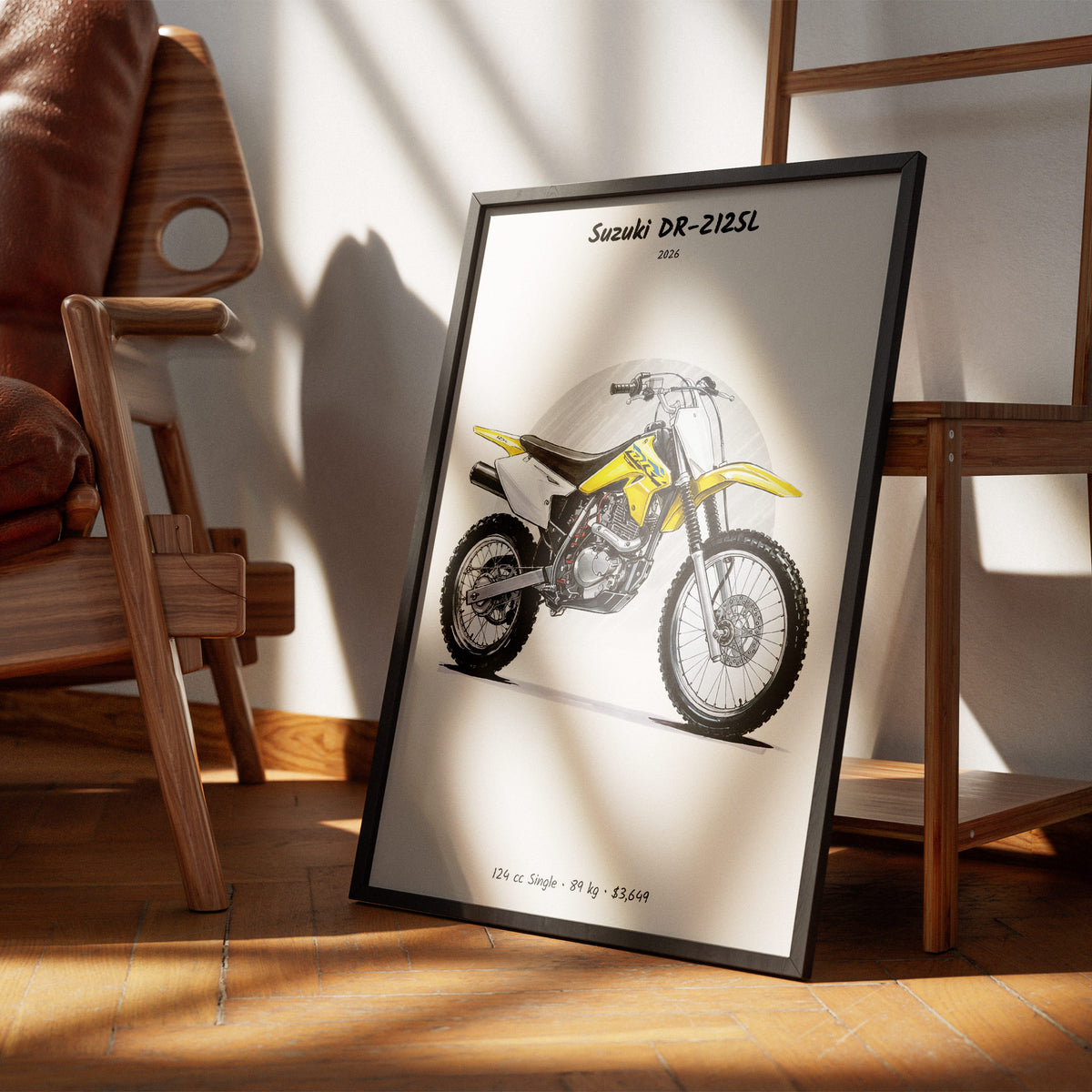 Suzuki DR-Z125L 2026 Wall Art