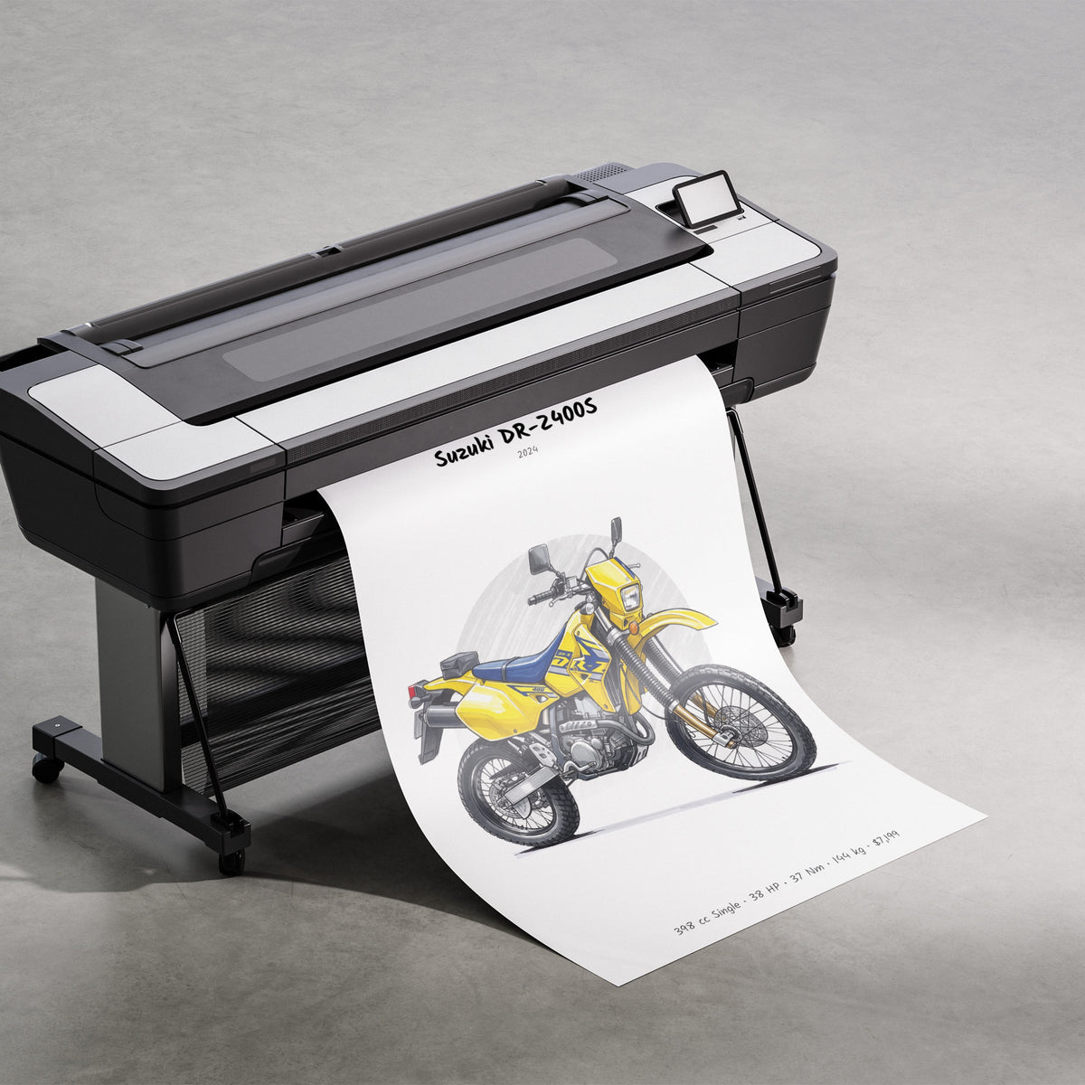 Suzuki DR-Z400S 2024 Print