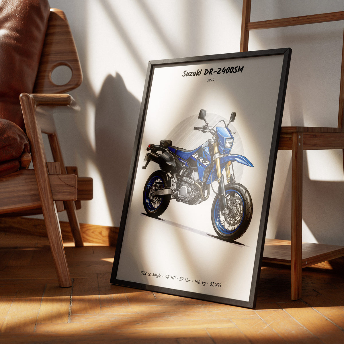 Suzuki DR-Z400SM 2024 Wall Art