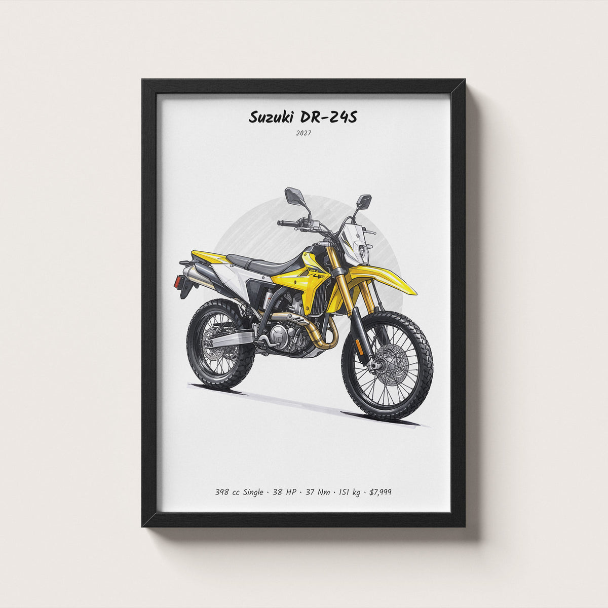 Suzuki DR-Z4S 2027 Wall Art