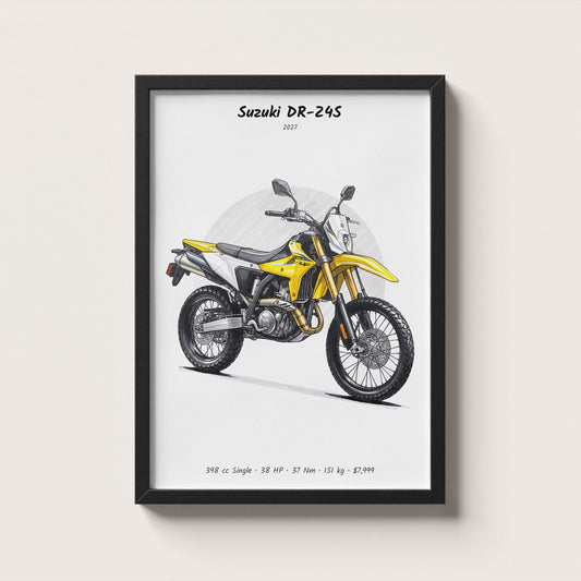 Suzuki DR-Z4S 2027 Wall Art