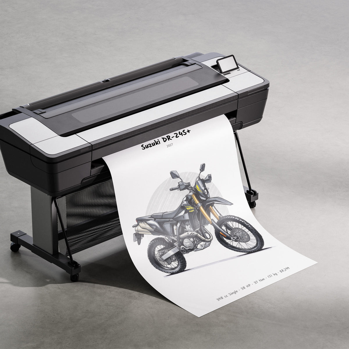 Suzuki DR-Z4S+ 2027 Print