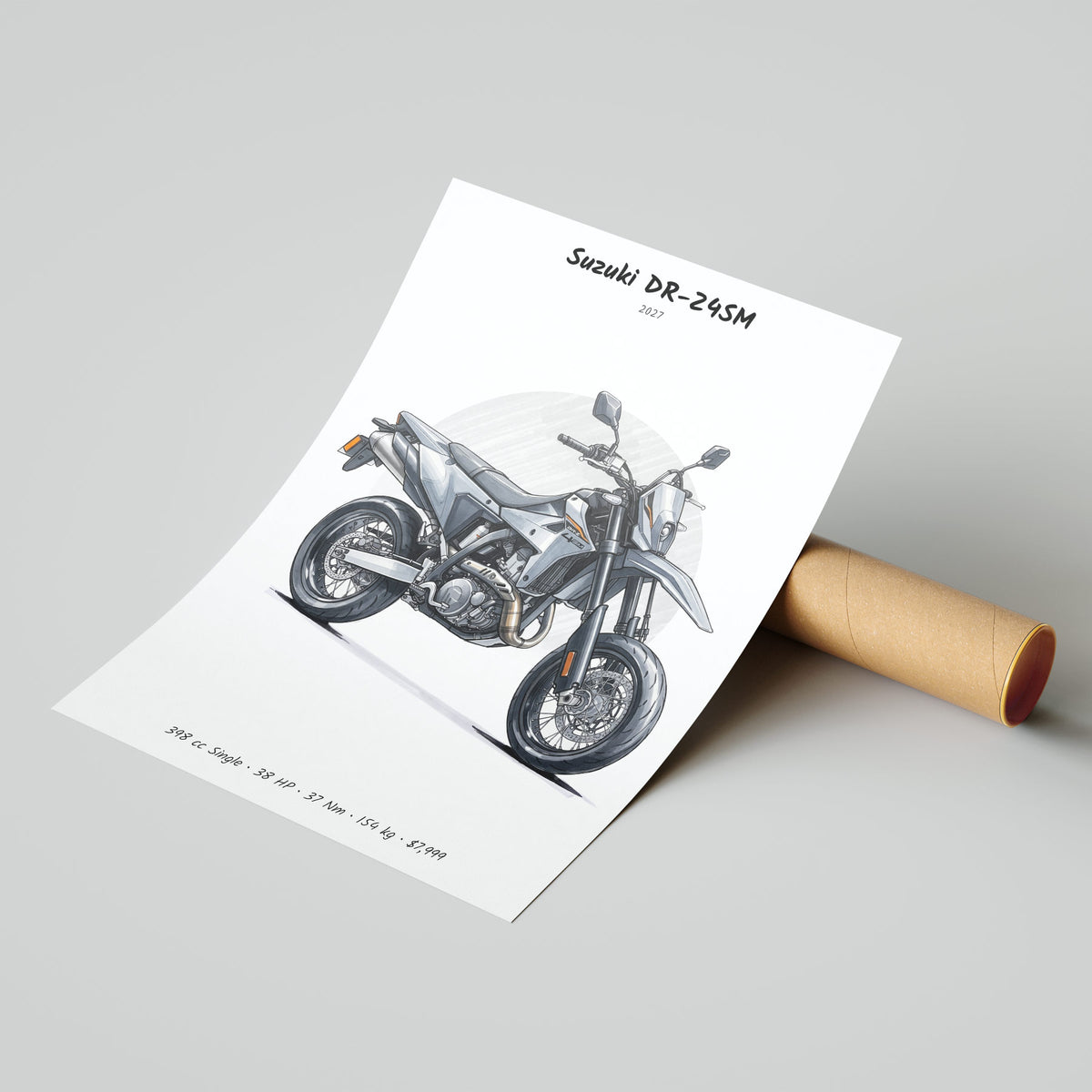 Suzuki DR-Z4SM 2027 Poster