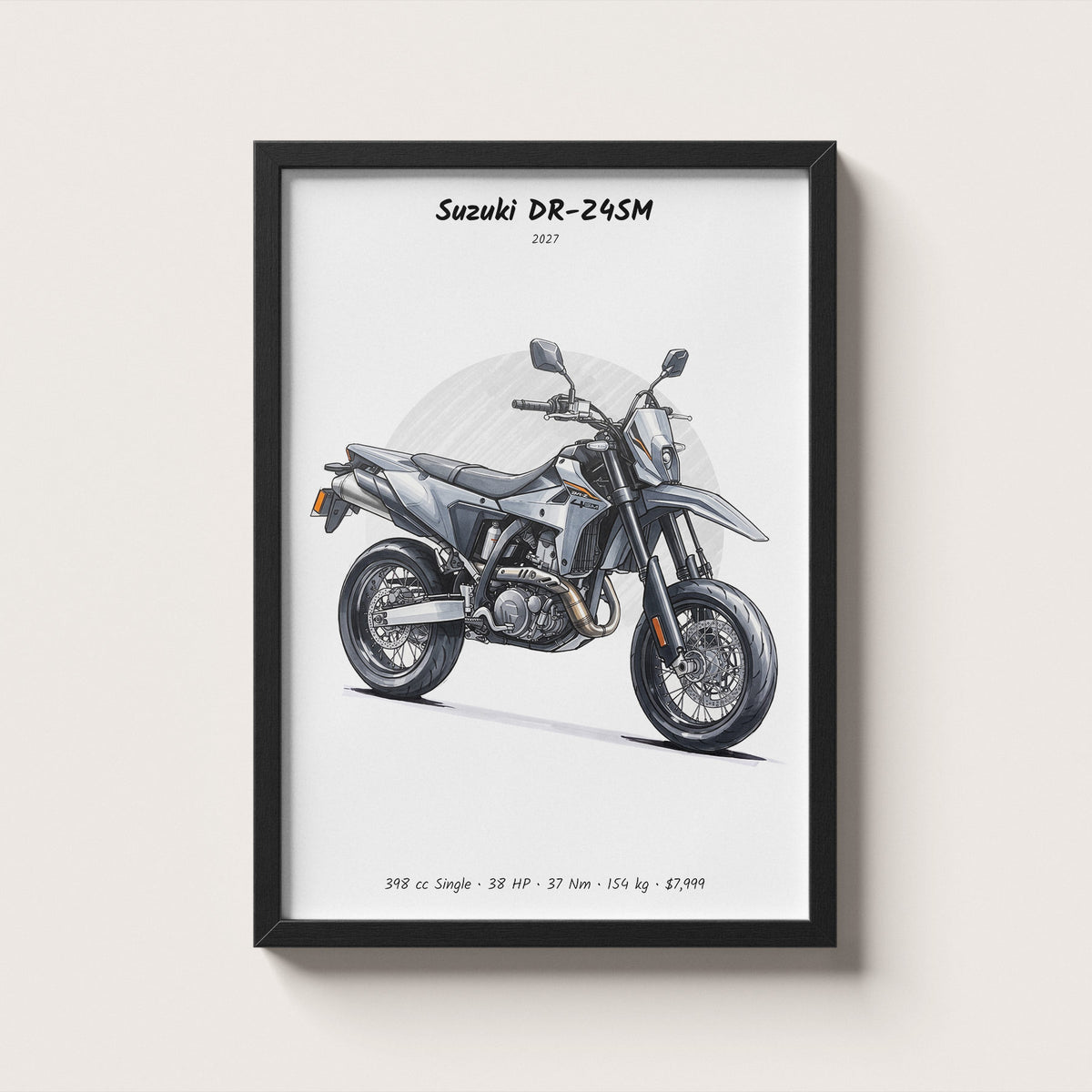 Suzuki DR-Z4SM 2027 Wall Art