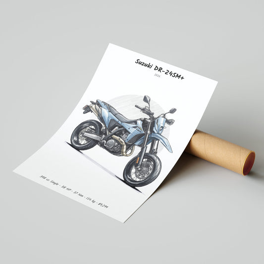 Suzuki DR-Z4SM+ 2026 Poster